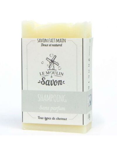 Shampoing solide sans parfum-100g-Moulin à savon