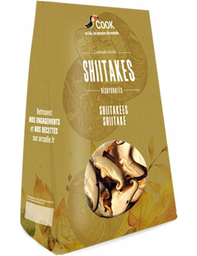 Shiitakes deshydrates 20g Cook