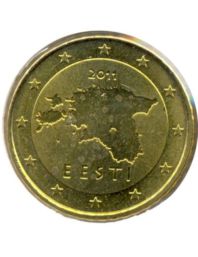 ESTONIE 2011 50 CENTIMES  SUP