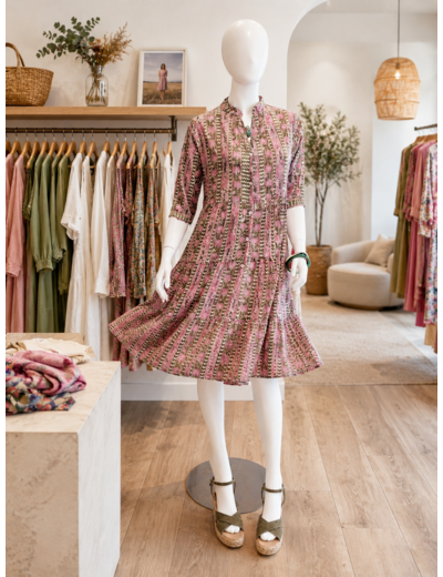 robe LORIE coton froissé JOLIE JULIE