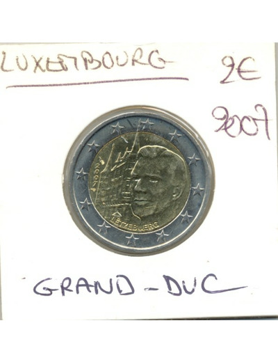 Luxembourg 2007 2 EURO COMMEMORATIVE GRAND DUC SUP-