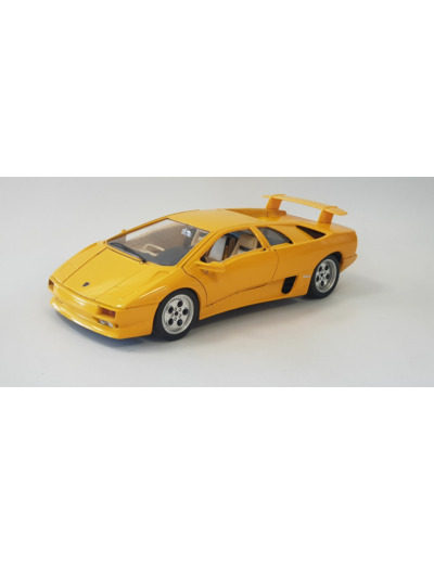 LAMBORGHINI DIABLO 1990 JAUNE BURAGO 1/18 SANS BOITE N2