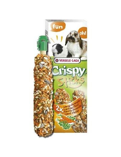 Crispy Sticks carottes + persil lapins & cobayes - 2x55g