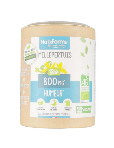 Millerpertuis Humeur 200 Gélules d'Origines Végétale 800mg