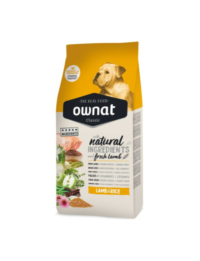 OWNAT Classic Agneau & Riz - 20KG