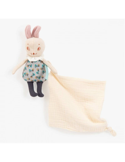 Doudou mouchoir souris Après la Pluie Moulin Roty