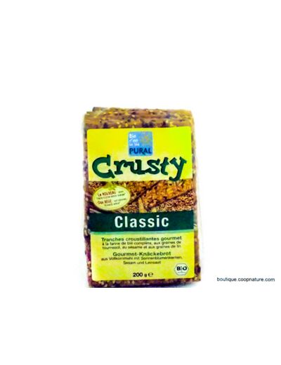 Biscuits Apéritifs Crusty Classic Bio 200g