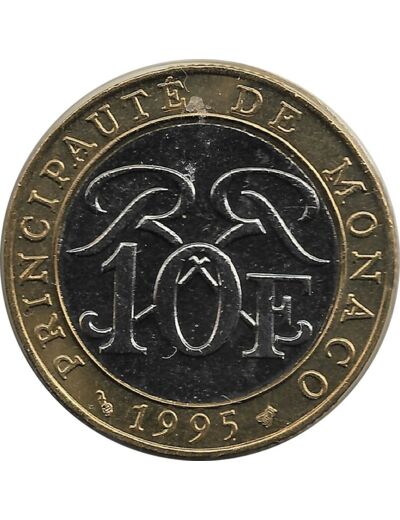 MONACO 10 FRANCS 1995 BU