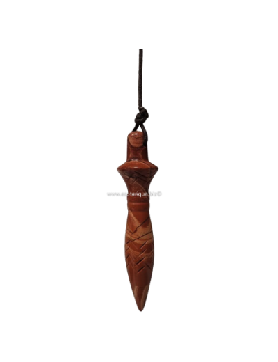Pendule Egyptien Thot ( Thoth ) - Jaspe Rouge