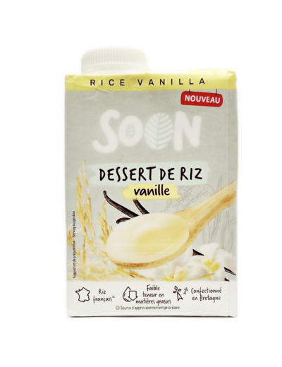 Dessert De Riz À La Vanille Bio 530g