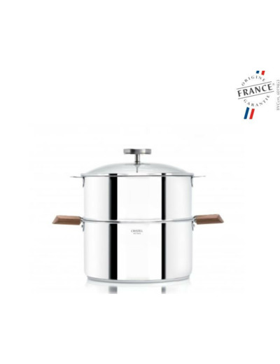 BIOME CUISSON SAINE 20 CM - POIGNEE BOIS / CUISEUR VAPEUR