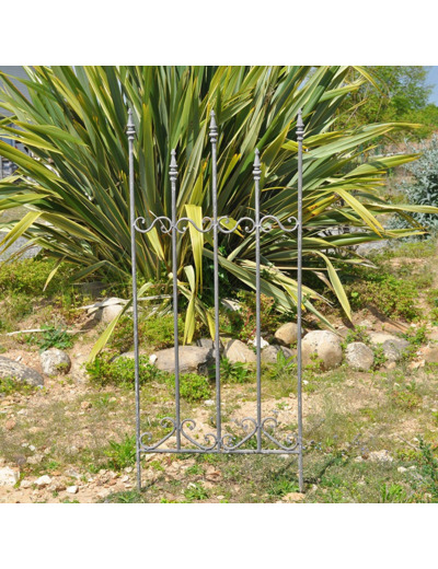 Treillage jardin fer plantes 46x108cm