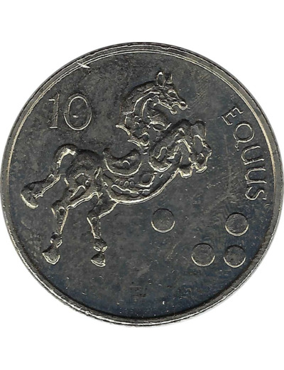 SLOVENIE 10 TOLARJEV 2002 TTB