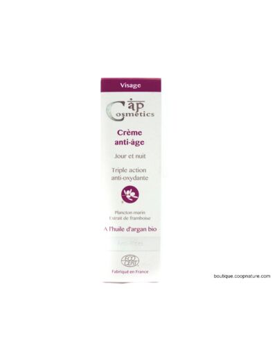 Crème Anti-âge Jour et Nuit Ecocert 50ml