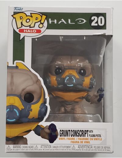 FUNKO POP 20 HALO GRUNT CONSCRIPT BOITE D'ORIGINE