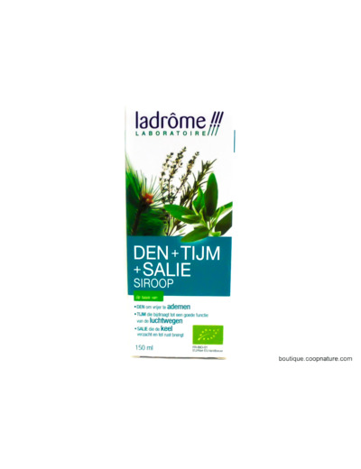 Sirop Pin Thym et Sauge Bio 150ml