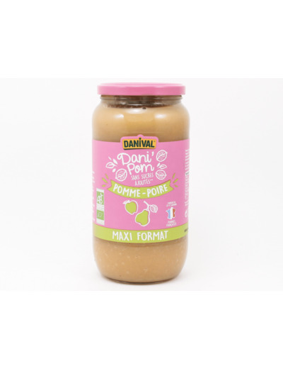 Dani'Pom Purée Pomme Poire Bio 1050g