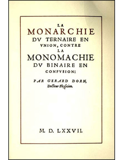 LA MONARCHIE DU TERNAIRE