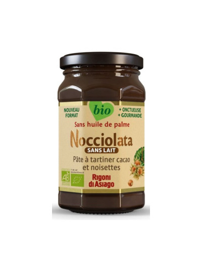 Nocciolata Intense Pâte à tartiner sans lait bio 325g