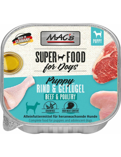 MAC'S Chiot, Boeuf, Volaille, coeur et foie - 150G