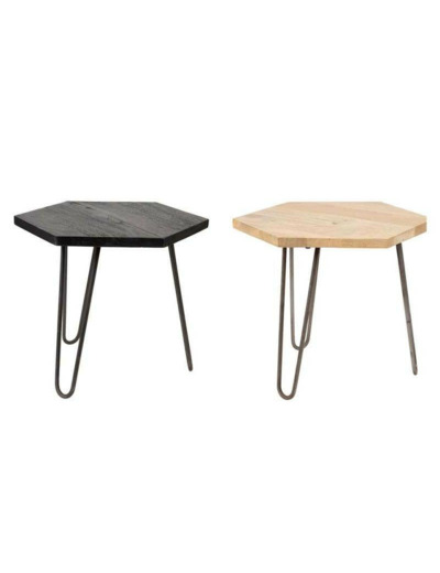 Tables d'appoint manguier 55x55x45cm