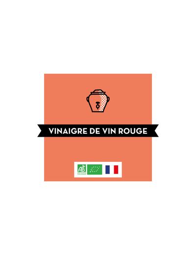 Vinaigre de Vin Rouge - Jean Bouteille - Bio