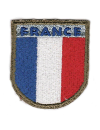 Ecusson France WWII (bord vert)