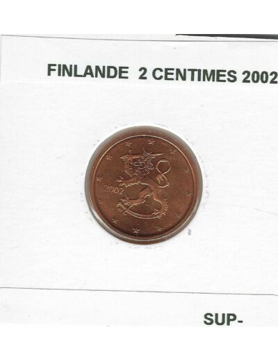 FINLANDE 2002 2 CENTIMES SUP-