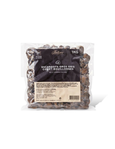 Escargots frais court-bouillonnées 500gr