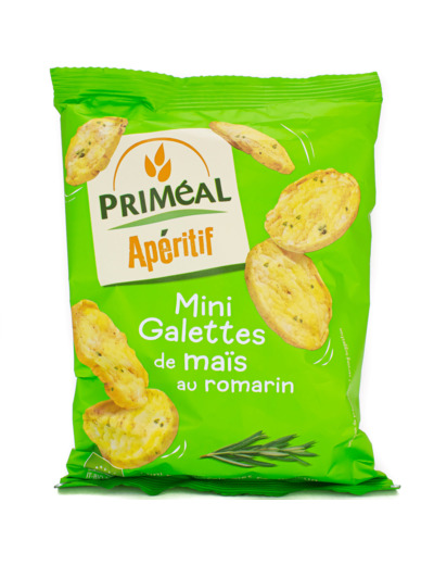 Mini Galettes de Maïs au Romarin Bio 50g