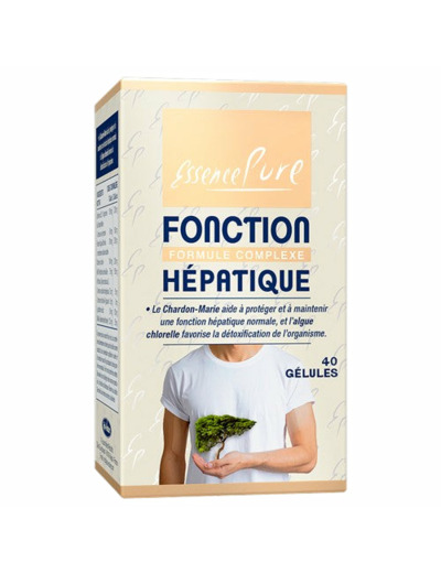 Fonction Hépatique-40 Gélules–Chardon Marie, Chlorella-SAMe–Essence Pure