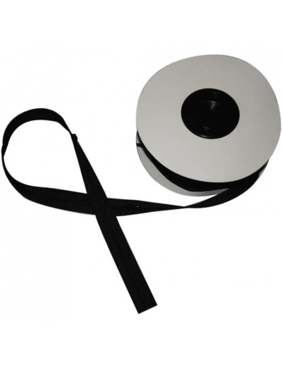 Rouleau de fermeture à glissière 6 mm Noir 310 25m H88941