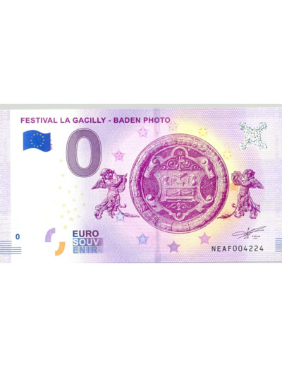 AUTRICHE 2018-1 FESTIVAL LA GACILLY BADEN PHOTO Num. 4224 BILLET SOUVENIR 0 EURO