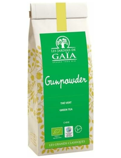 The vert Chine Gunpowder 100g LES JARDINS DE GAI