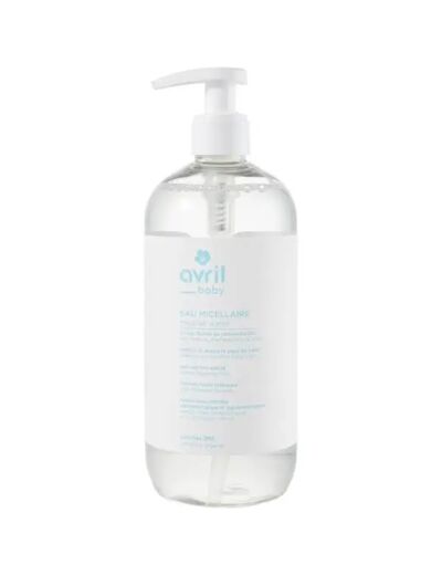 Eau micellaire bébé Bio – Avril 500ml*