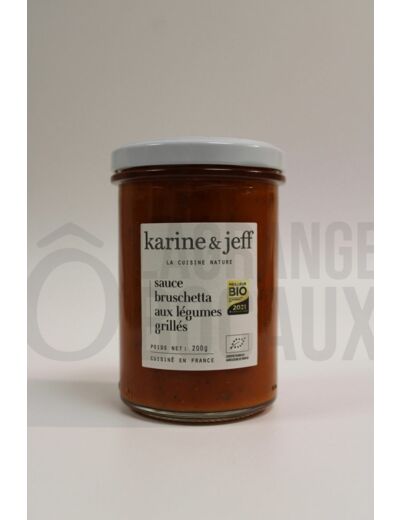 Sauce Bruschetta Légumes Grillés - Karine & Jeff – Bio