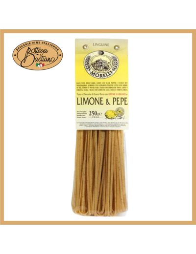 Pâtes au germe de blé au citron et poivre Linguine 250g