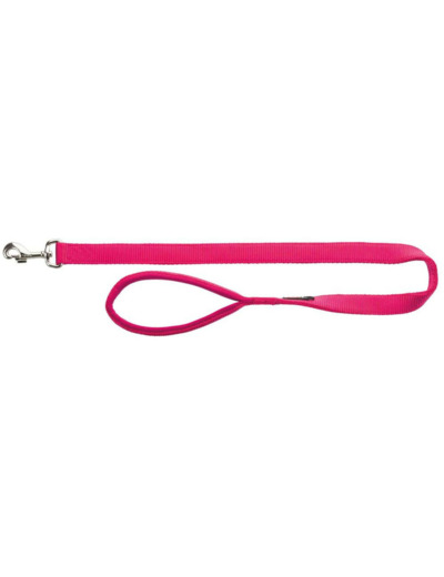 Laisse en nylon Fushia - du XS au L