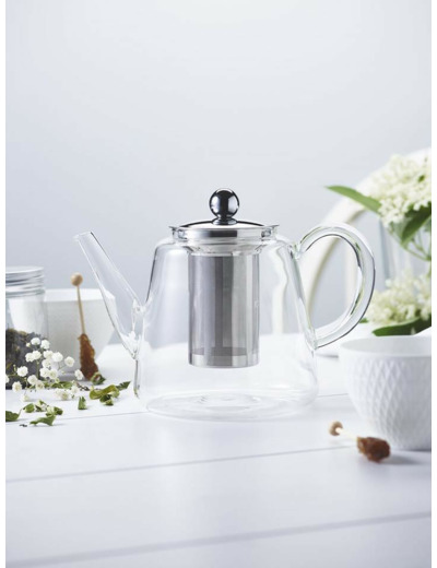 THÉIÈRE en verre borosilicate JASMIN 0.80 L