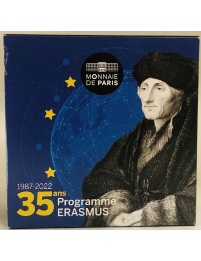 FRANCE 2022 2 EURO COMMEMORATIVE ERASMUS B.E