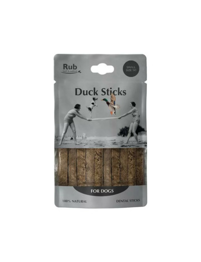 Sticks dentaires de canard pour chiens - Petite taille - DDM 23/03/26