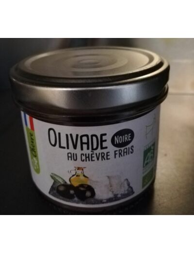 Olivade noire au chèvre frais