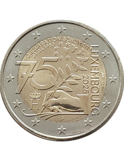 LUXEMBOURG 2025 2 €URO SCHUMAN UNC