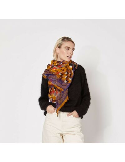 MAPOÉSIE Foulard Octave Moutarde