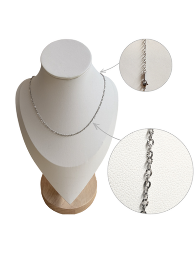 Collier en Acier inoxydable 50cm - maille 1.8mm