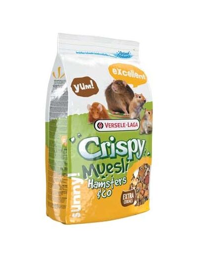 Mélange Crispy Muesli hamster & petits rongeurs - 1kg