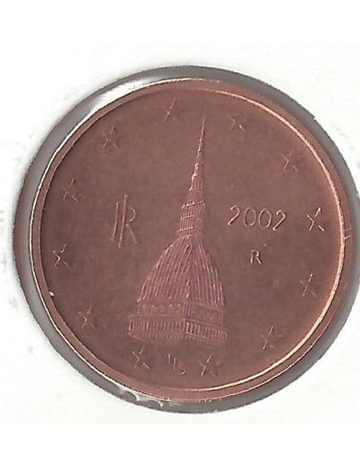 ITALIE 2002 2 CENTIMES SUP-