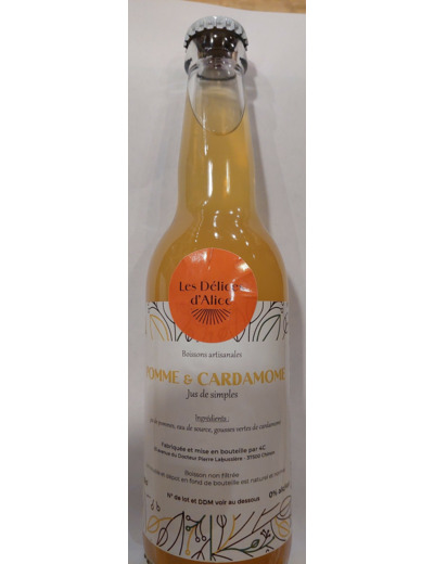 Jus de Fruits Pomme Cardamome 33CL