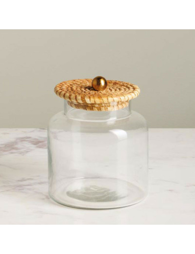 Petit bocal verre Provence 15x12cm