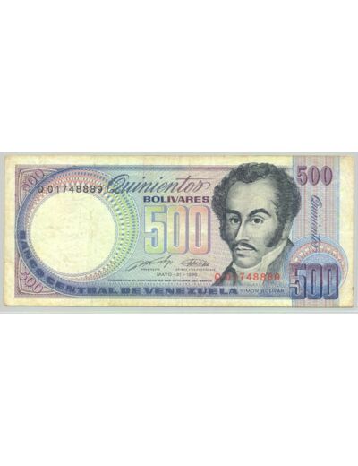 VENEZUELA 500 BOLIVARES 31-05-1990 SERIE Q TB+